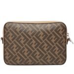 FENDI DIAGONAL CAMERA CASE FF CANVAS BAG