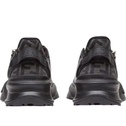 FENDI FLOW SNEAKERS LEATHER LOW-TOPS
