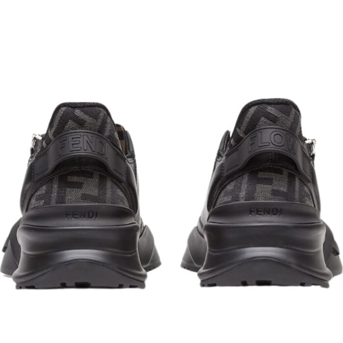 FENDI FLOW SNEAKERS LEATHER LOW-TOPS