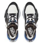 FENDI FLOW SNEAKERS LEATHER LOW-TOPS