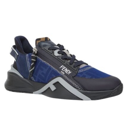 FENDI FLOW SNEAKERS FF LYCRA RUNNING SHOE