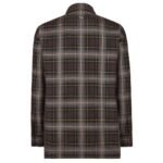 FENDI BLOUSON BROWN FENDI TARTAN GO TO JACKET