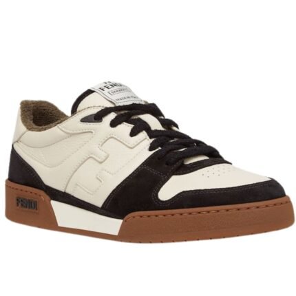 FENDI MATCH SNEAKERS SUEDE LOW TOPS