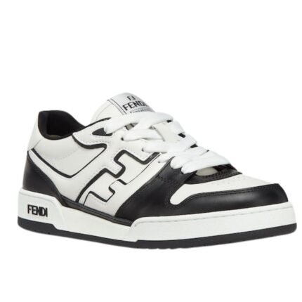 FENDI MATCH SNEAKERS LEATHER LOW-TOPS