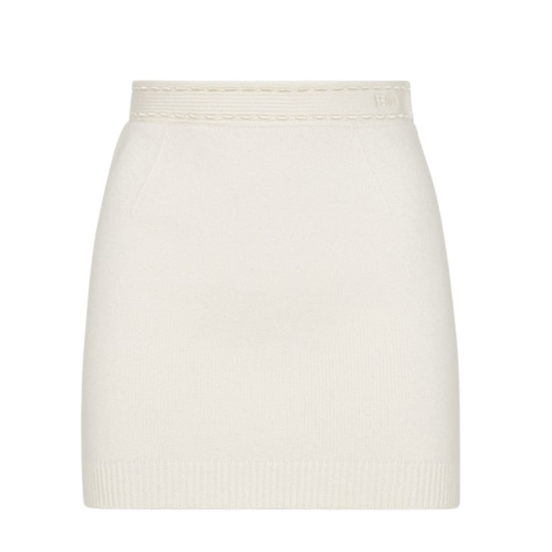2 FENDI CASHMERE MINI SKIRT