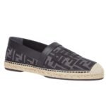 FENDI FF JACQUARD FABRIC ESPADRILLES