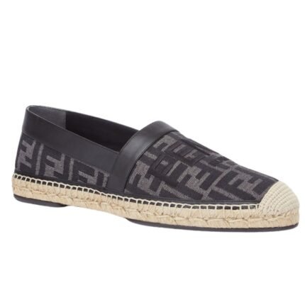FENDI FF JACQUARD FABRIC ESPADRILLES