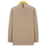 FENDI BEIGE WAXED COTTON BLOUSON