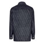 FENDI BLUE FF JEANS JACKET