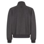FENDI BLOUSON GRAY CASHMERE BOMBER JACKET