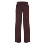 FENDI BURGUNDY WOOL PANTS