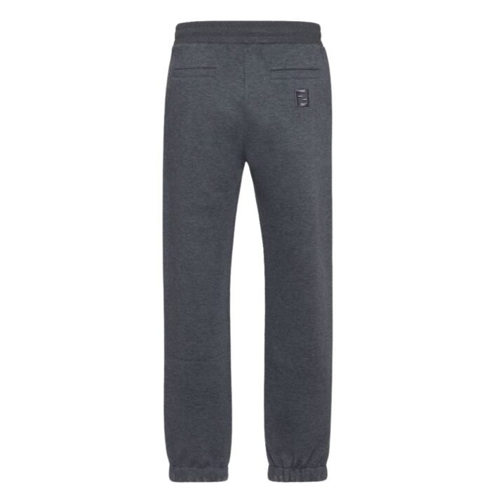 FENDI DARK GRAY COTTON PANTS