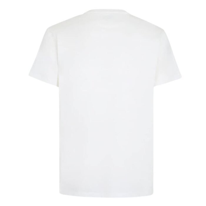 FENDI WHITE COTTON T-SHIRT