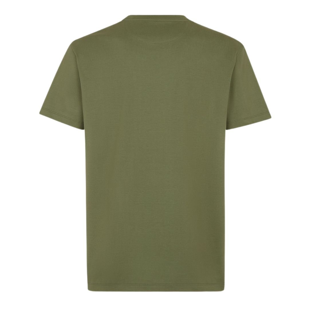 2 FENDI GREEN COTTON T-SHIRT