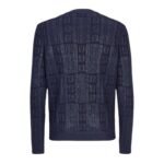 FENDI BLUE WOOL SWEATER