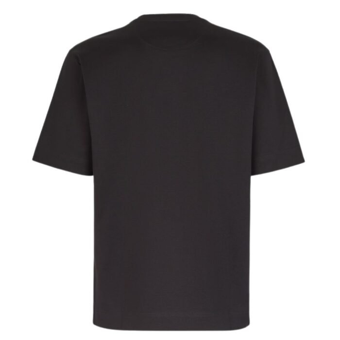 FENDI BLACK JERSEY T-SHIRT
