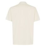 FENDI WHITE COTTON POLO SHIRT