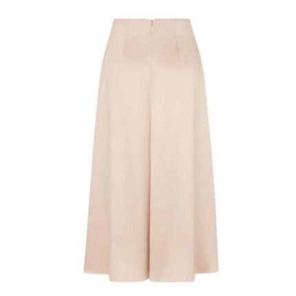 FENDI CHAMPAGNE-COLORED SILK SKIRT