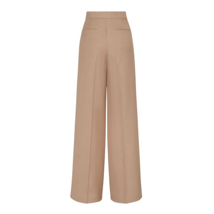 FENDI GRAIN DE POUDRE WOOL PANTS