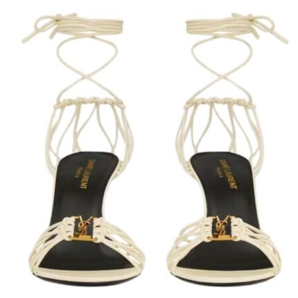 SAINT LAURENT BABYLONE SANDALS IN SMOOTH LEATHER