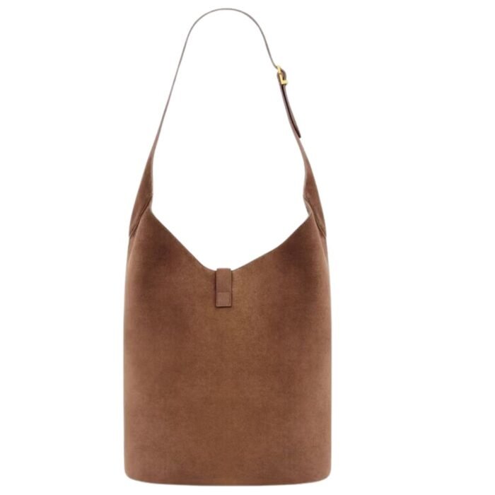 SAINT LAURENT LE 5 À 7 HOBO IN SUEDE