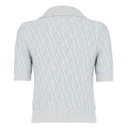 FENDI SWEATER FF WOOL AND CASHMERE POLO SHIRT