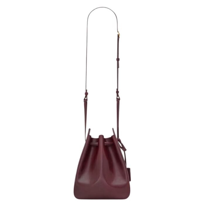 SAINT LAURENT BUCKET BAG IN LEATHER