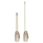 SAINT LAURENT ENVELOPE MEDIUM IN QUILTED GRAIN DE POUDRE EMBOSSED LEATHER