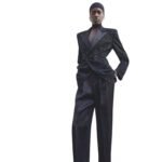 SAINT LAURENT PANTS IN SILK SATIN