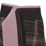 FENDI BROWN FENDI TARTAN SKIRT