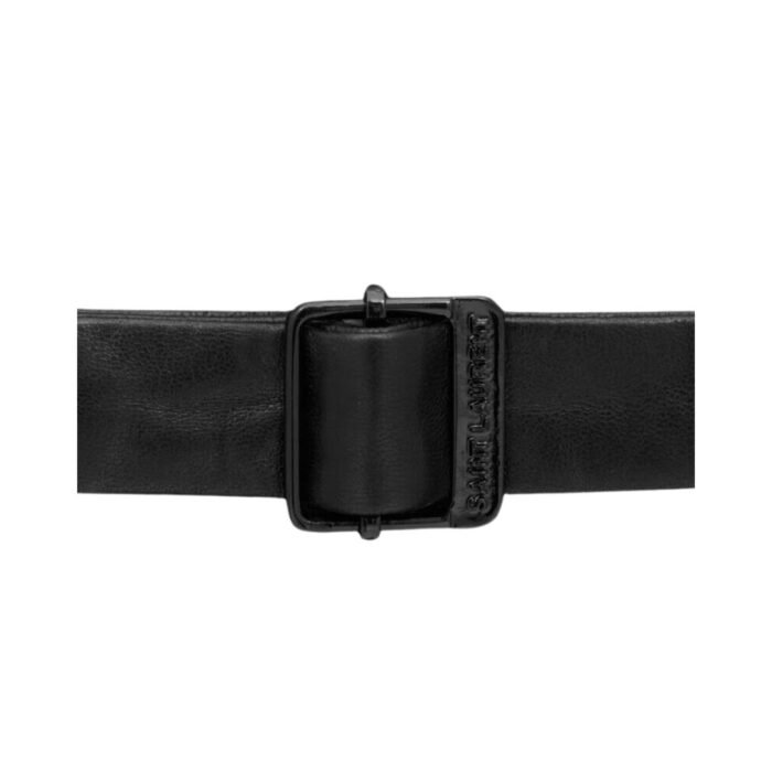 SAINT LAURENT VEST IN SHINY LAMBSKIN