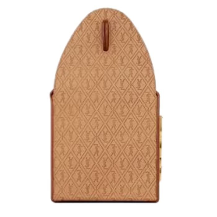 SAINT LAURENT TAKE AWAY BOX IN VEGETABLE TANNED LEATHER