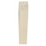 SAINT LAURENT HIGH WAISTED PANTS IN LIGHT WOOL