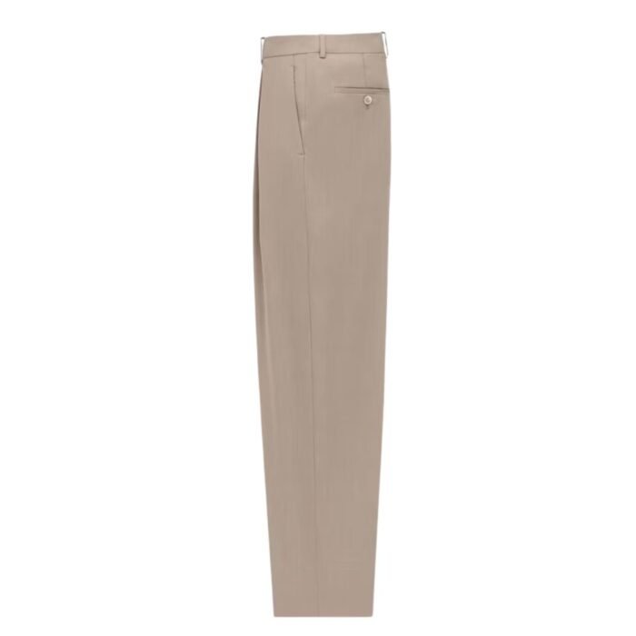 SAINT LAURENT HIGH WAISTED PANTS IN CASHMERE