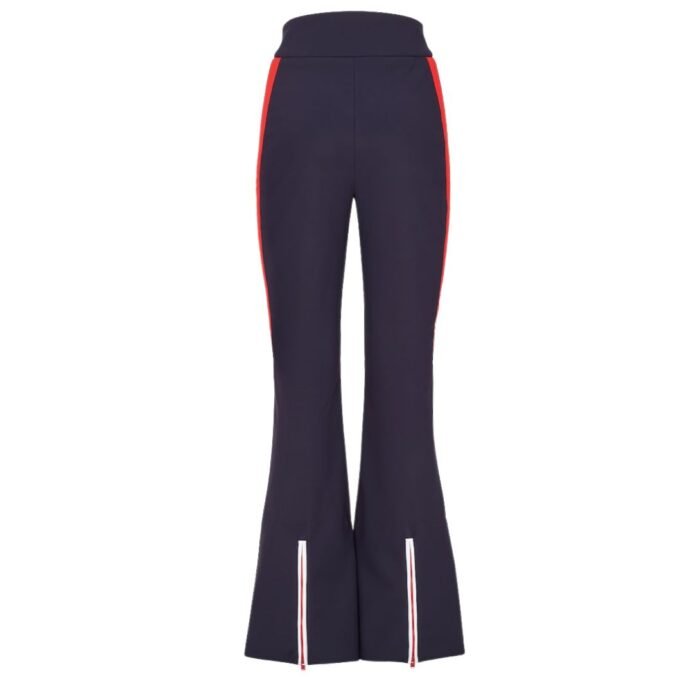 FENDI SKI PANTS BLUE TECHNICAL FABRIC PANTS
