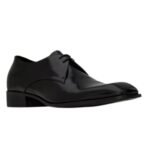 SAINT LAURENT JEAN DERBIES IN BRUSHED LEATHER