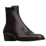 SAINT LAURENT WYATT CHELSEA BOOTS IN SMOOTH LEATHER