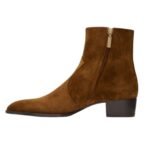 SAINT LAURENT WYATT BOOTS IN SUEDE