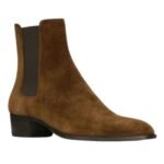 SAINT LAURENT WYATT CHELSEA BOOTS IN SUEDE