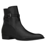 SAINT LAURENT WYATT JODHPUR BOOTS IN SMOOTH LEATHER