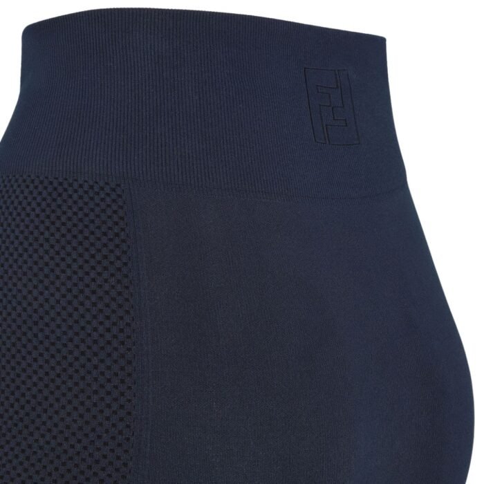 FENDI LEGGINGS BLUE TECHNICAL FABRIC LEGGINGS