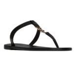 SAINT LAURENT CASSANDRE SLIDES IN SMOOTH LEATHER