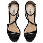 TOM FORD PATENT LEATHER NEWTON SANDAL