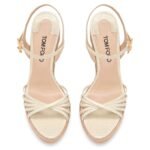 TOM FORD PRINTED LIZARD LEATHER CABANA WEDGE ESPADRILLE IVORY