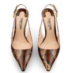 TOM FORD SNAKESKIN ANGELINA SLINGBACK