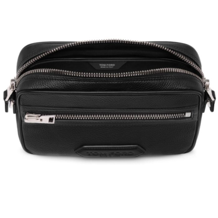 TOM FORD GRAIN LEATHER TRAVELLER SMALL MESSENGER