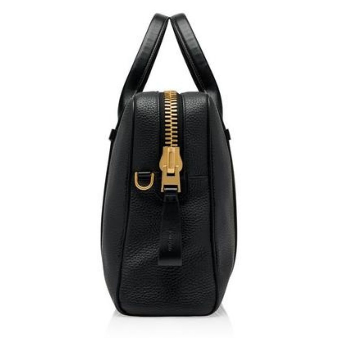 3 TOM FORD GRAIN LEATHER BUCKLEY BRIEFCASE