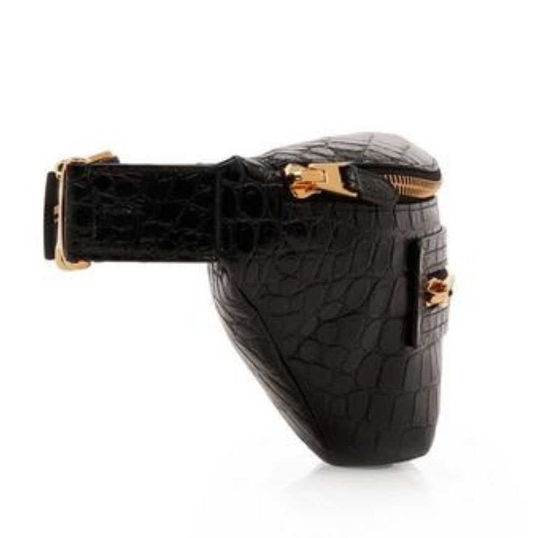 3 TOM FORD PRINTED ALLIGATOR BUCKLEY BELT BAG