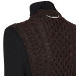 FENDI DARK PURPLE WOOL DRESS