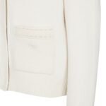 FENDI WHITE CASHMERE CARDIGAN